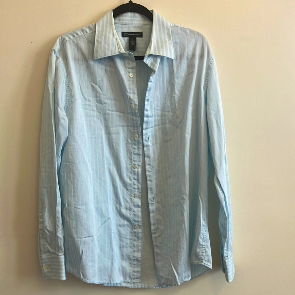 Inc international concepts long sleeve button down size: L